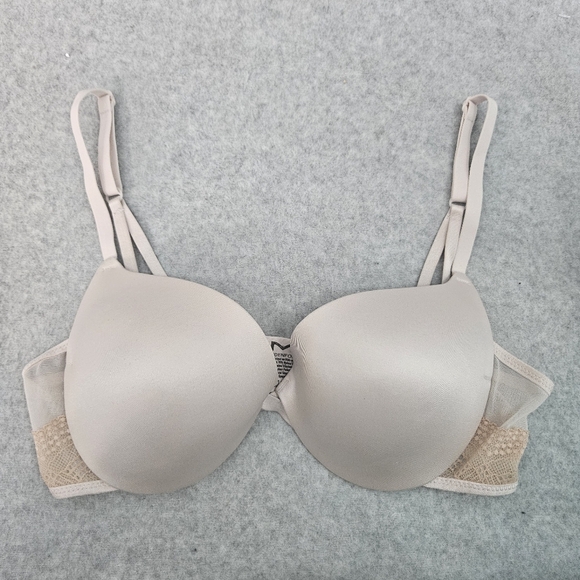 Maidenform Women's Love the Lift Push-Up & In Satin Demi Bra DM9900 Size 34C - Picture 2 of 6